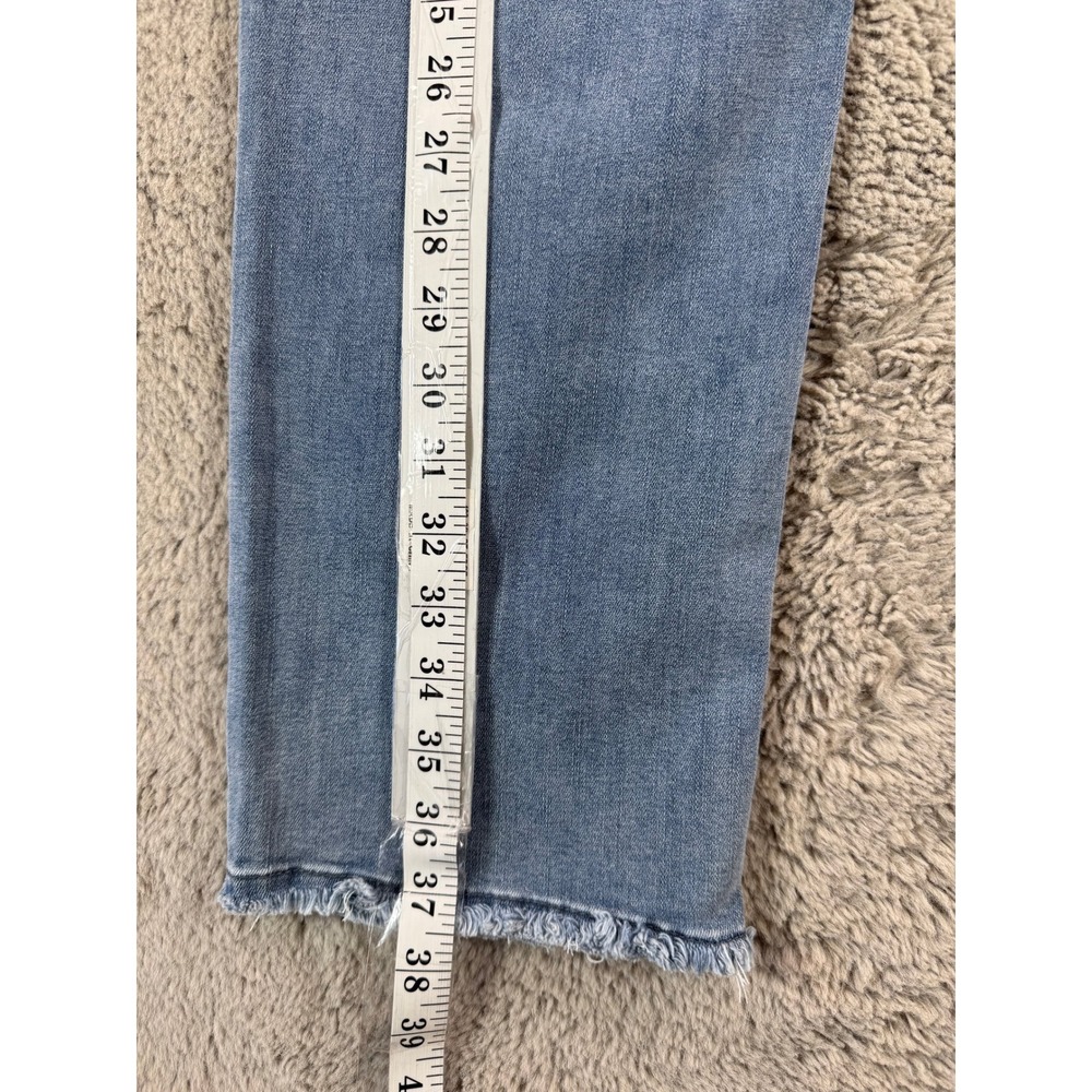 NWT Democracy Ab Technology High Rise Slim Straight Jeans Blue Curve Size 10 - Picture 6 of 12